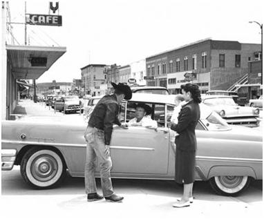 Lander, WY in the 1950s, Courtesy of the Wyoming State Archives